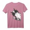 Katzen Kätzchen Mädchen Damen T-Shirt – Süßes Katzen Design für Frauen, Kinder & Katzenliebhaber als Geschenk zum Geburtstag, Weihnachten & Ostern