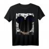 HapDeer T-Shirt mit coolem Black Bear Design und Bandana Hintergrund – Perfekt für Männer zum Jubiläum