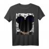 HapDeer T-Shirt mit coolem Black Bear Design und Bandana Hintergrund – Perfekt für Männer zum Jubiläum
