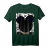 HapDeer T-Shirt mit coolem Black Bear Design und Bandana Hintergrund – Perfekt für Männer zum Jubiläum