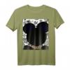 HapDeer T-Shirt mit coolem Black Bear Design und Bandana Hintergrund – Perfekt für Männer zum Jubiläum