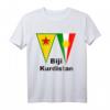 Biji Kurdistan T-Shirt, Newroz & Rojava Unterstützung, YPG/YPJ Kurdistan T-Shirt für Festivals, Politik & Kultur