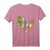 Gigantosaurus Kinder T-Shirt mit 4 Jungen Dinosauriern – Klassisch geschnitten, langlebig, perfekt für kleine Dinosaurier-Fans