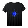 Schiff Segeln Segelboot Kapitän Skipper Windrose Kompass T-Shirt – Perfektes Geschenk für Segler, Kapitäne & Wassersportler