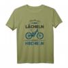 E-MTB Lächeln Statt Hecheln T-Shirt – Lustiges Geschenk für E-Bike & Mountain Biker, ideal zum Geburtstag & Weihnachten