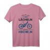 E-MTB Lächeln Statt Hecheln T-Shirt – Lustiges Geschenk für E-Bike & Mountain Biker, ideal zum Geburtstag & Weihnachten