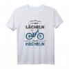 E-MTB Lächeln Statt Hecheln T-Shirt – Lustiges Geschenk für E-Bike & Mountain Biker, ideal zum Geburtstag & Weihnachten