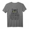 Sometimes I Stay Inside Because It's Too Peopley Katzen T-Shirt für Katzenliebhaber - Lustiges, bequemes Shirt für introvertierte Menschen