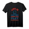 Life Is Better When You Play Basketball T-Shirt - Lustiges Geschenk für Basketballspieler, Trainer & Mannschaften
