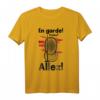 Fechten En Garde Prets? Allez! Fechter Degen Säbel Schwert T-Shirt – Perfekt für Kampfsportfans und Schwertkampf-Enthusiasten