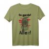 Fechten En Garde Prets? Allez! Fechter Degen Säbel Schwert T-Shirt – Perfekt für Kampfsportfans und Schwertkampf-Enthusiasten