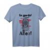 Fechten En Garde Prets? Allez! Fechter Degen Säbel Schwert T-Shirt – Perfekt für Kampfsportfans und Schwertkampf-Enthusiasten