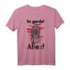 Fechten En Garde Prets? Allez! Fechter Degen Säbel Schwert T-Shirt – Perfekt für Kampfsportfans und Schwertkampf-Enthusiasten
