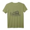 Vintage Dampflokomotive T-Shirt – Nostalgisches Eisenbahn-Design für Zug- und Dampflokliebhaber