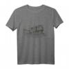 Vintage Dampflokomotive T-Shirt – Nostalgisches Eisenbahn-Design für Zug- und Dampflokliebhaber