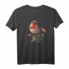 Singvögel Vogel Vogelarten Rotkehlchen T-Shirt - Perfekt für Vogelliebhaber, Gartenbesitzer & Ornithologen