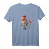 Singvögel Vogel Vogelarten Rotkehlchen T-Shirt - Perfekt für Vogelliebhaber, Gartenbesitzer & Ornithologen