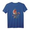 Singvögel Vogel Vogelarten Rotkehlchen T-Shirt - Perfekt für Vogelliebhaber, Gartenbesitzer & Ornithologen