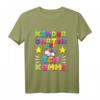 Kinder Mädchen Kindergarten T-Shirt mit Einhorn und Luftballons - Perfekt für den ersten Kindergartentag & Einschulungsgeschenk