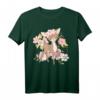 Blümchen Rehkitz T-Shirt für Mädchen - Waldtier Geschenkidee für Kindergartenkinder und Rehkitz-Fans