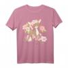 Blümchen Rehkitz T-Shirt für Mädchen - Waldtier Geschenkidee für Kindergartenkinder und Rehkitz-Fans