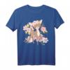Blümchen Rehkitz T-Shirt für Mädchen - Waldtier Geschenkidee für Kindergartenkinder und Rehkitz-Fans