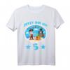 Kinder Geburtstag 5 Jahre alt Piraten Schatz T-Shirt - Perfektes Partyoutfit mit Pirat, Schatzinsel & Happy Birthday Motiv
