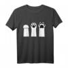 Lustiges Katze Stein Papierschere Katzenpfoten T-Shirt - Humorvolles Kinder-Tiermotiv für Spaß und Freizeit