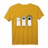 Lustiges Katze Stein Papierschere Katzenpfoten T-Shirt - Humorvolles Kinder-Tiermotiv für Spaß und Freizeit