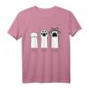 Lustiges Katze Stein Papierschere Katzenpfoten T-Shirt - Humorvolles Kinder-Tiermotiv für Spaß und Freizeit