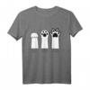 Lustiges Katze Stein Papierschere Katzenpfoten T-Shirt - Humorvolles Kinder-Tiermotiv für Spaß und Freizeit
