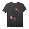 Bibelvers T-Shirt mit Blumenmotiv 'Lord On My Side I Will Not Fear' – Spirituelles Geschenk für Christen und Ostern