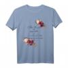 Bibelvers T-Shirt mit Blumenmotiv 'Lord On My Side I Will Not Fear' – Spirituelles Geschenk für Christen und Ostern