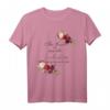 Bibelvers T-Shirt mit Blumenmotiv 'Lord On My Side I Will Not Fear' – Spirituelles Geschenk für Christen und Ostern