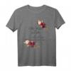 Bibelvers T-Shirt mit Blumenmotiv 'Lord On My Side I Will Not Fear' – Spirituelles Geschenk für Christen und Ostern