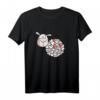 Wolliges Schaf mit Herz - Lustiges Schäfchen T-Shirt mit Humor, Cartoon Design für Kinder, Damen & Herren