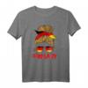 Deutschland T-Shirt für Mädchen und Damen mit Deutschland Flagge - Süßes Geschenk für Frauen und Deutschlandliebhaberinnen