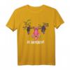 Be Different Motivation Spruch lustiges Flamingo Motiv T-Shirt für Vogel- und Flamingo-Liebhaber