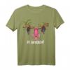 Be Different Motivation Spruch lustiges Flamingo Motiv T-Shirt für Vogel- und Flamingo-Liebhaber