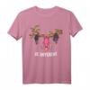 Be Different Motivation Spruch lustiges Flamingo Motiv T-Shirt für Vogel- und Flamingo-Liebhaber