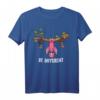 Be Different Motivation Spruch lustiges Flamingo Motiv T-Shirt für Vogel- und Flamingo-Liebhaber