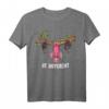 Be Different Motivation Spruch lustiges Flamingo Motiv T-Shirt für Vogel- und Flamingo-Liebhaber