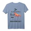 Reiterin Frau Outfit Pferde Spruch - Ja Ich Rieche nach Pferd T-Shirt für Pferdeliebhaberinnen, Reiterinnen & Pferdefans als Geschenkidee