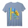 HapDeer Sunflower T-Shirt – Klassisch geschnitten, langlebiges Blumenmotiv für Jubiläen und Geburtstagsfeiern