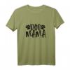 Dog Mama T-Shirt – Klassisch geschnitten, doppelt genähter Saum, ideales Geschenk für Hundemütter und Hundeliebhaberinnen