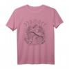 Dark Academia Goblincore Cottagecore Hexenmond T-Shirt – Mystische Pilz- und Mondphasen Illustration, Perfekt als Geschenk für Gothic, Witchcraft und Naturfans
