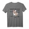 Anatomie eines Hasen lustiges Kaninchen Erklärung T-Shirt – Süßes Tiermotiv für Kinder und Tierliebhaber