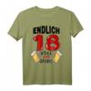 Endlich 18 und jetzt Party T-Shirt – Lustiges Geburtstagsshirt für den 18. Geburtstag, Volljährigkeit & Partyspaß