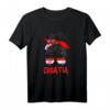 Kroatien für Mädchen Kroatische Flagge Damen T-Shirt – Niedliches Geschenk für Frauen, Kroaten & Kroatien-Liebhaberinnen