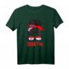 Kroatien für Mädchen Kroatische Flagge Damen T-Shirt – Niedliches Geschenk für Frauen, Kroaten & Kroatien-Liebhaberinnen